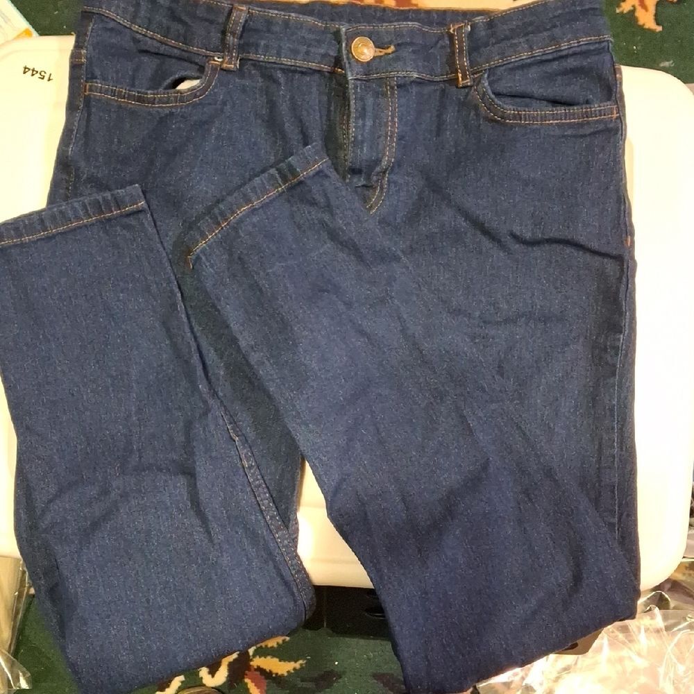 Classic Blue Women's Skinny Jeans (Rox348)